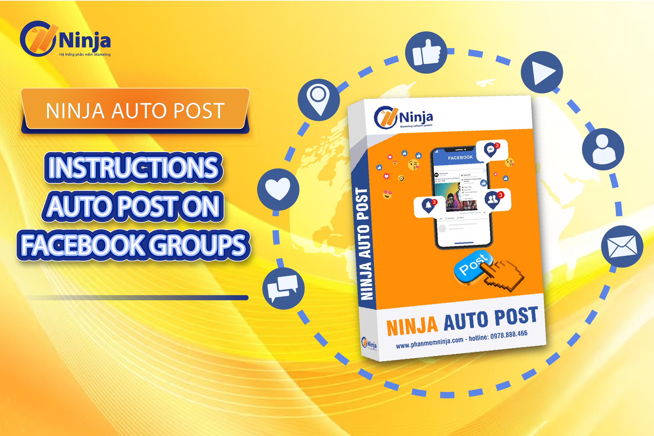 Instructions for auto post on Facebook groups - Ninja Auto Post Client