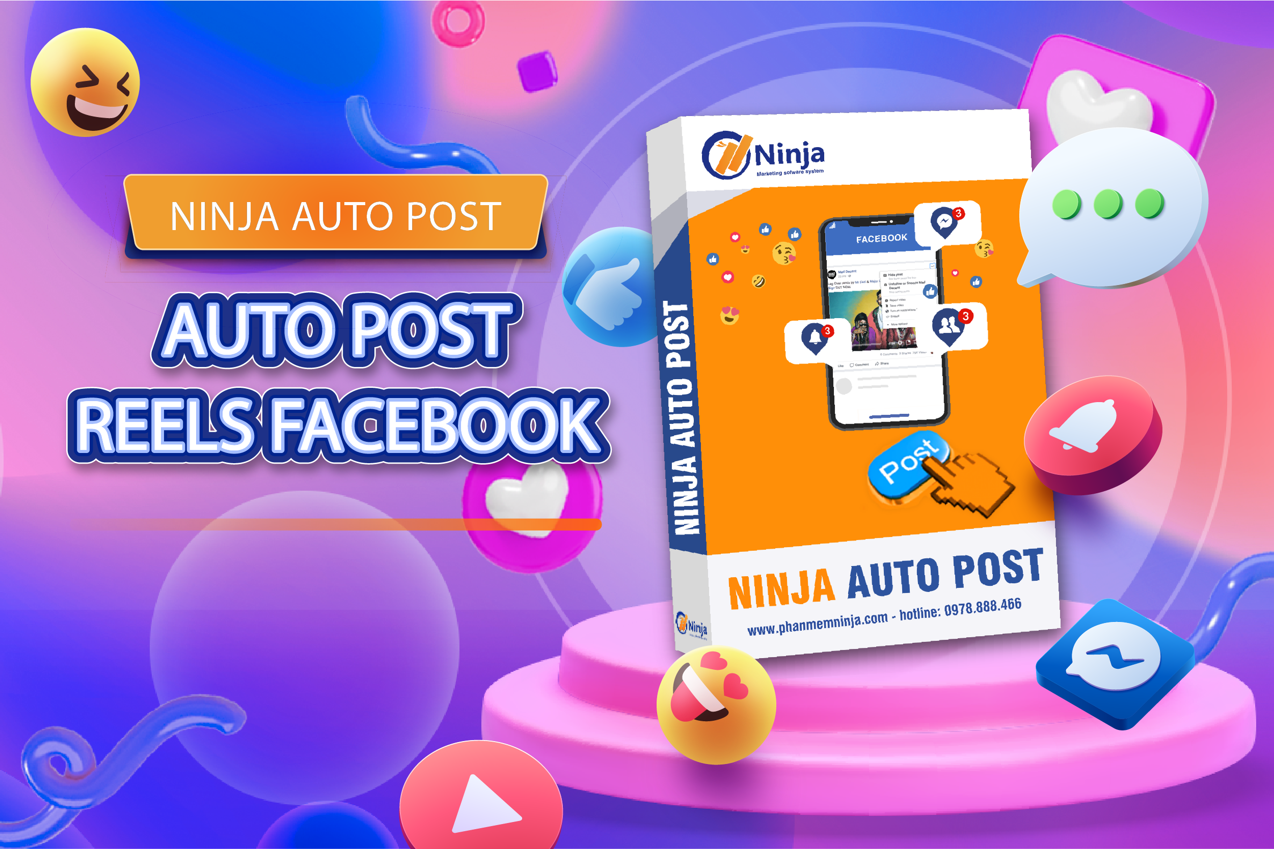 How to automatically post reels to Facebook using Ninja Auto Post Client software