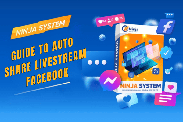 Guide to auto share Livestream Facebook - Ninja System Pro