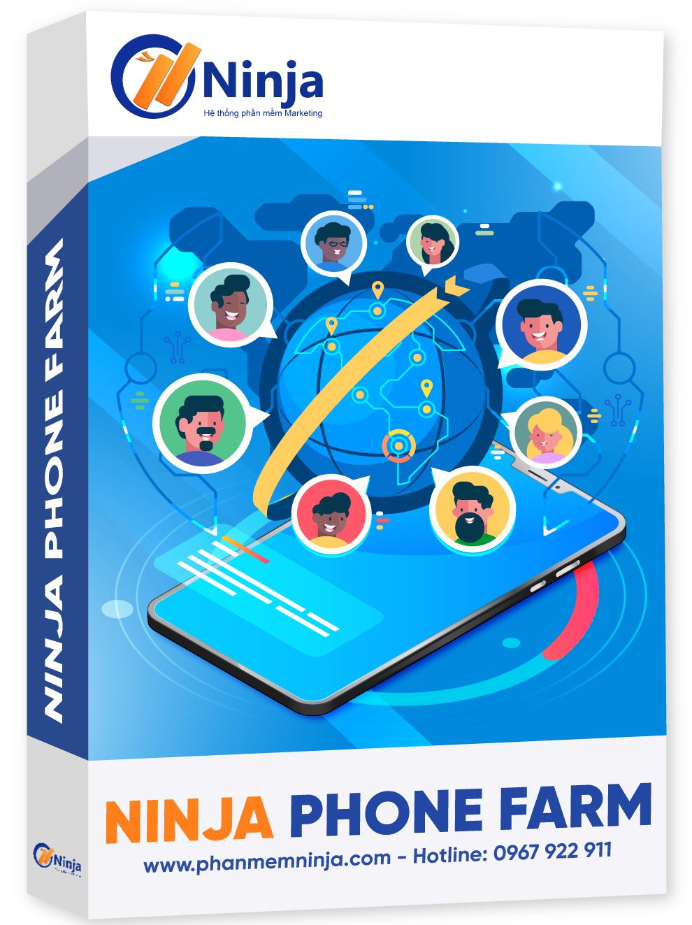 Ninja Phone Farm - Tool For Facebook Management On Mobile Devices Automatically