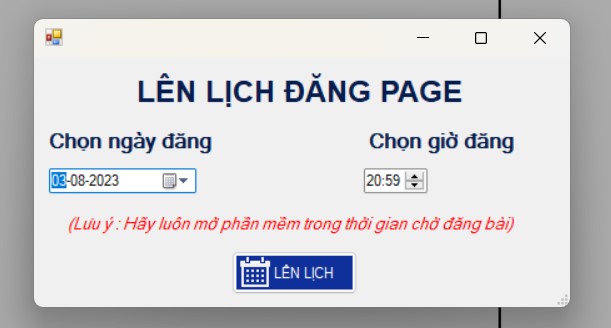 Lên lịch đăng bài lên nhiều page