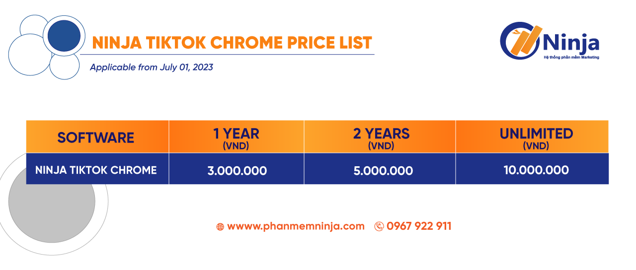 Price list 